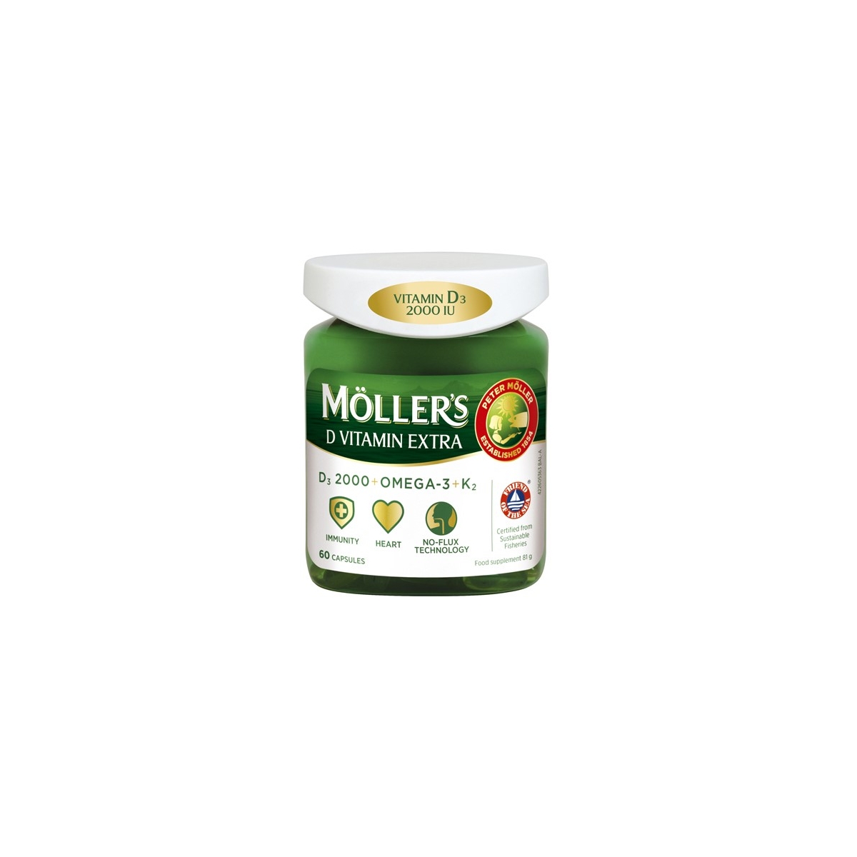 MOLLERS D VITAMINT EXTRA N60