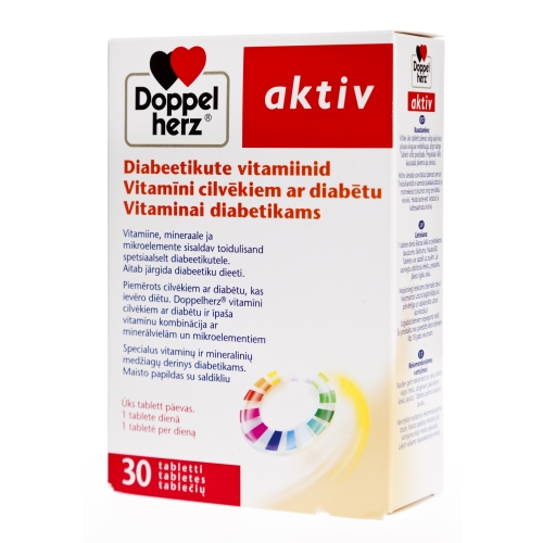 Doppelherz® aktiv Vitamīni cilvēkiem ar diabētu
