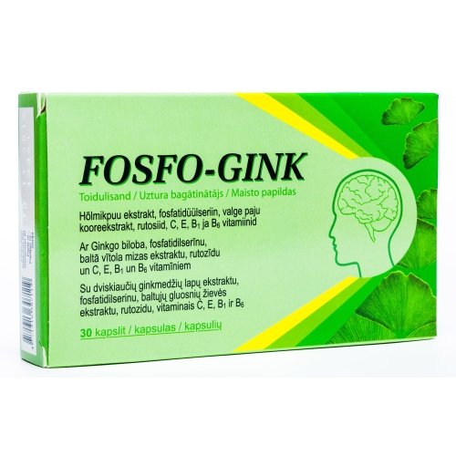 FOSFO-GINK KAPSULAS N30