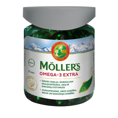 MOLLERS OMEGA-3 EXTRA CPS N76